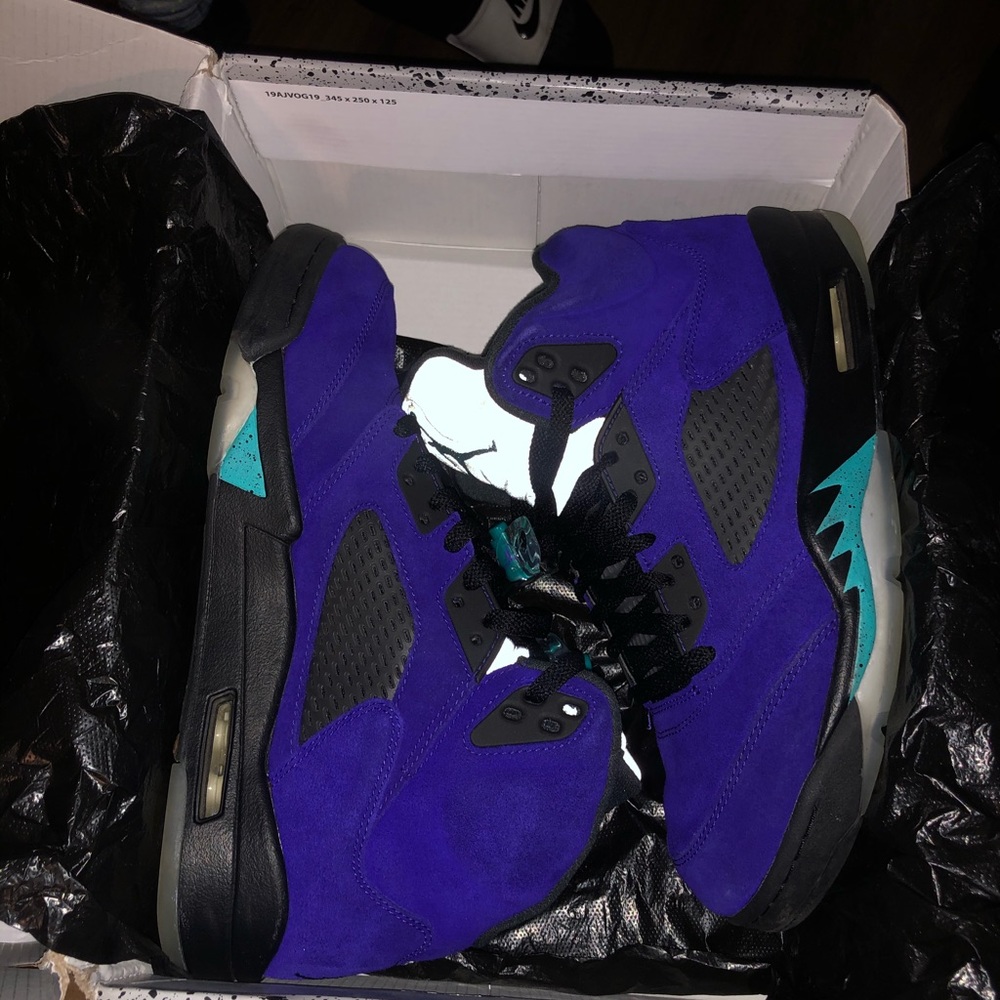 Air Jordan Retro 5s Alternate Grape